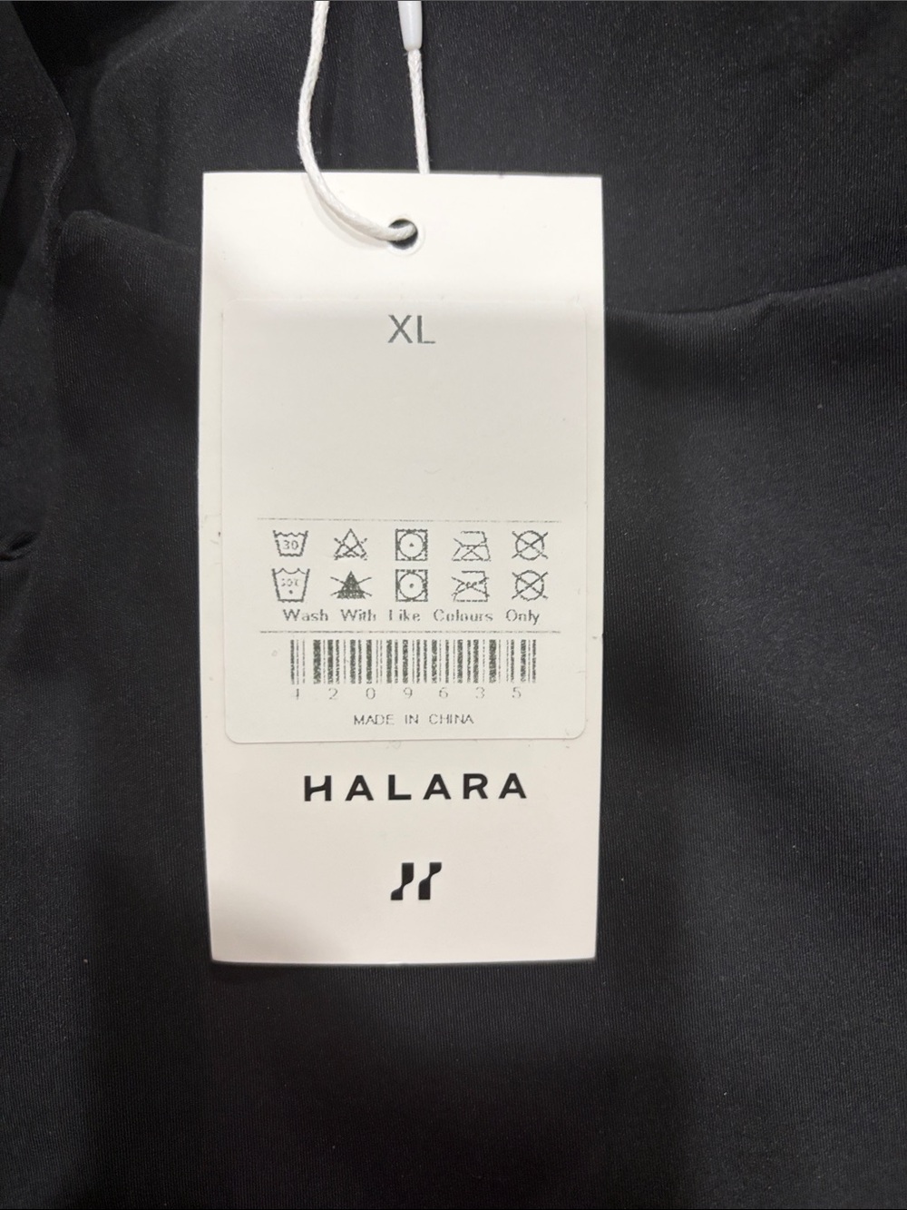 HALARA Black Crisscross Built-in Bra Dress XL - Picture 3 of 5